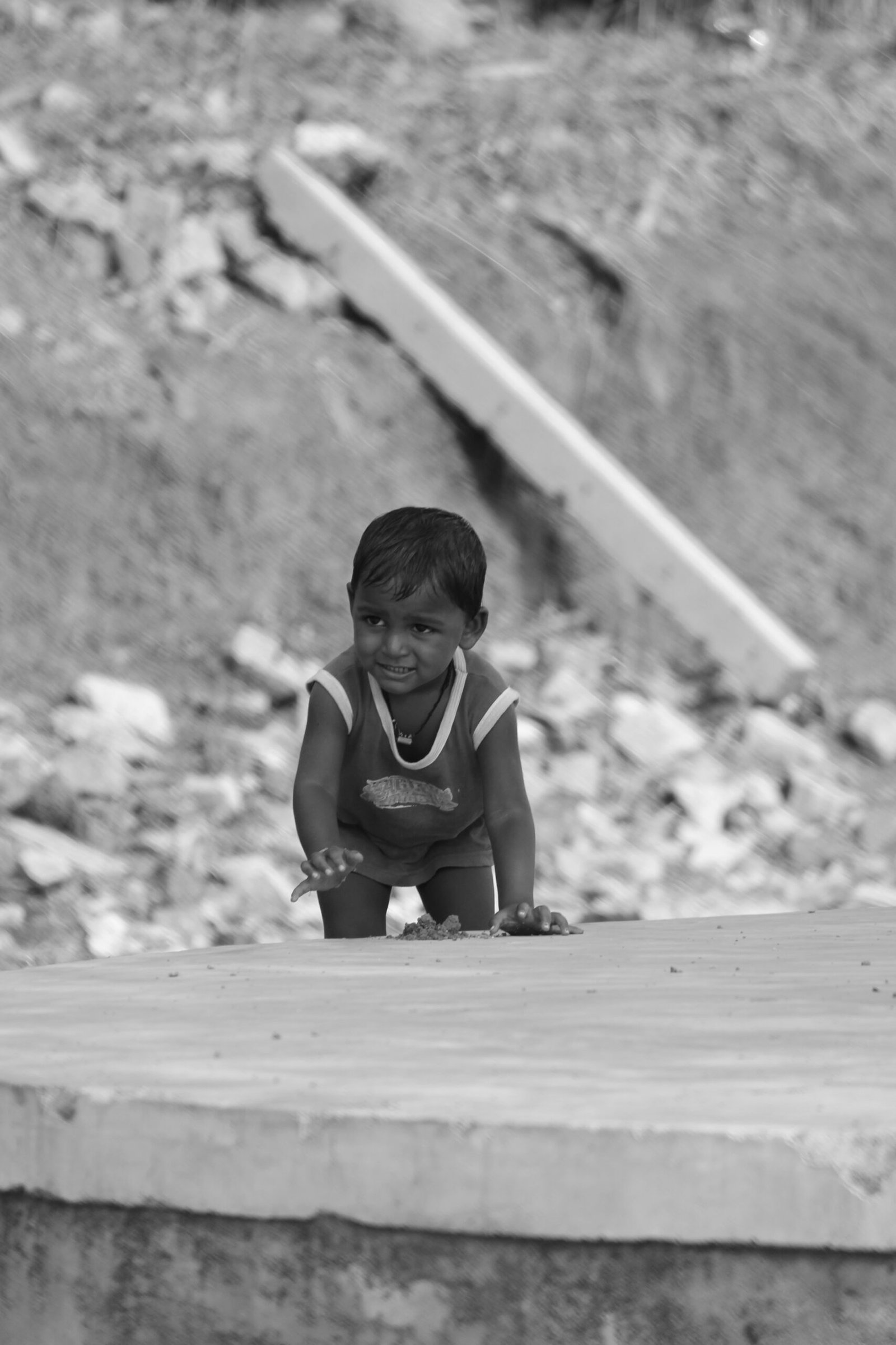 image of a boy on the streets captured by Jainish Soni